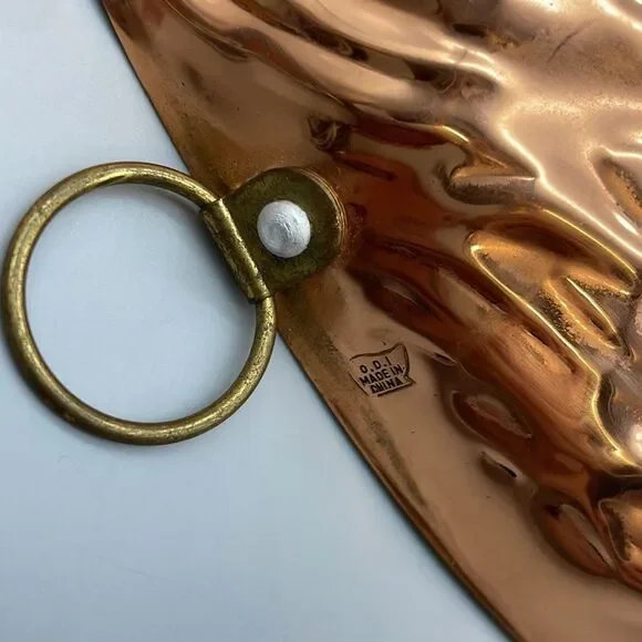 Vintage Copper Coated Cat Jelly Mold Wall Decor Kitsch - Picture 4 of 10